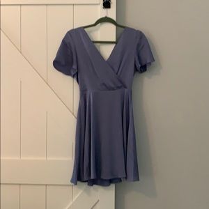 Express blue dress